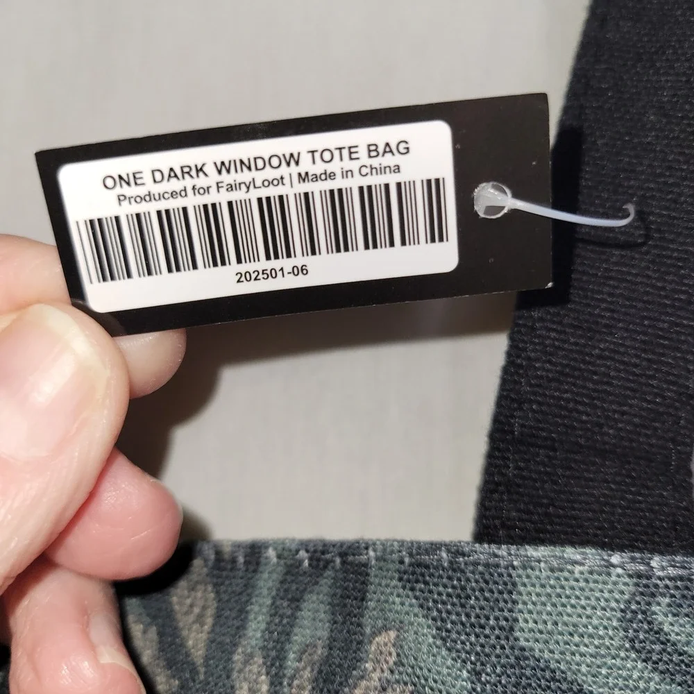 Fairyloot ~ One Dark Window Canvas Totebag ~ Gothic Romance - Picture 3 of 4